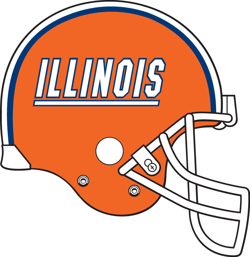 Illinois Fighting Illini 2005-2012 Helmet Logo diy iron on heat transfer